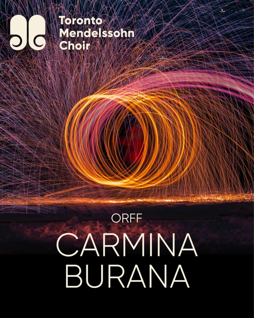 TMChoir Carmina Burana Concert Poster