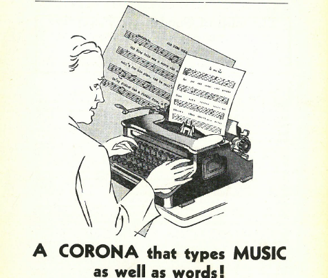 a music typewriter