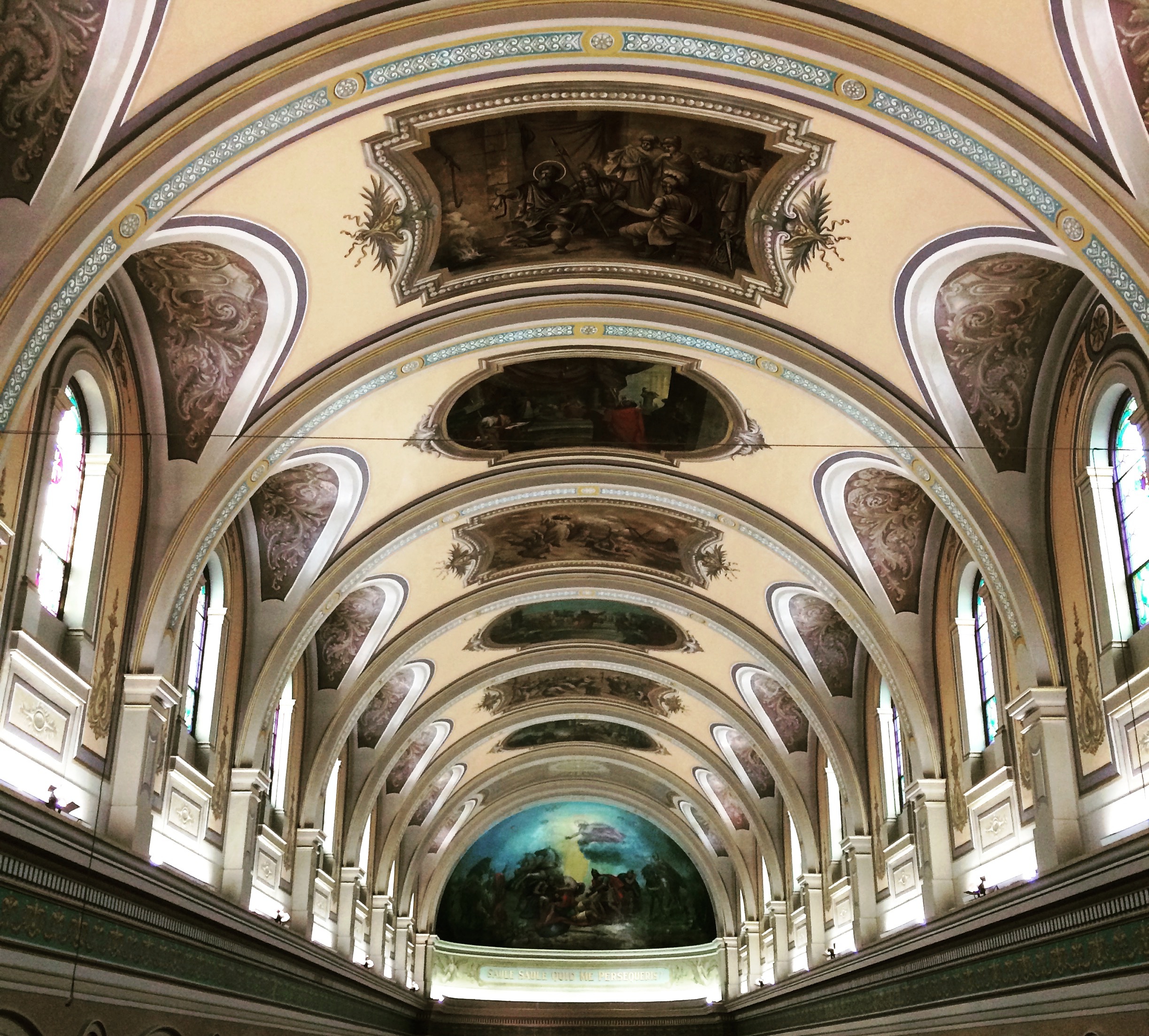 St. Paul's Basilica ceiling