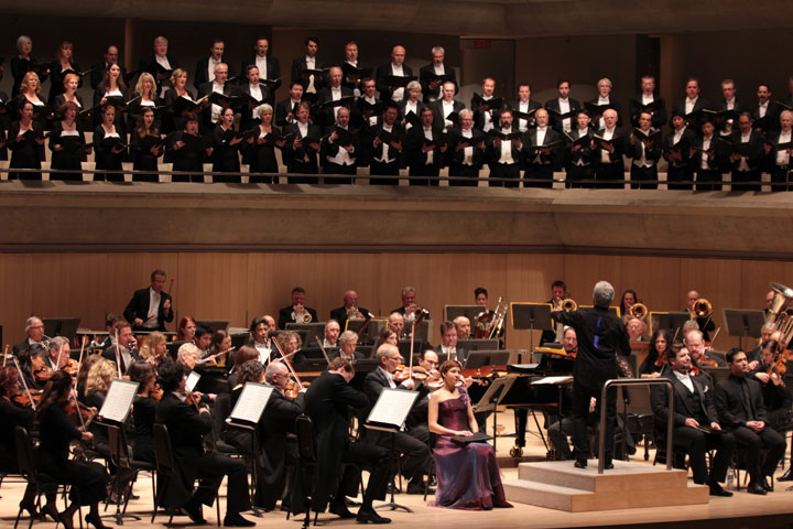 TSO and TMC perform Carmina Burana, October 2013. Photo: Josh Clavir